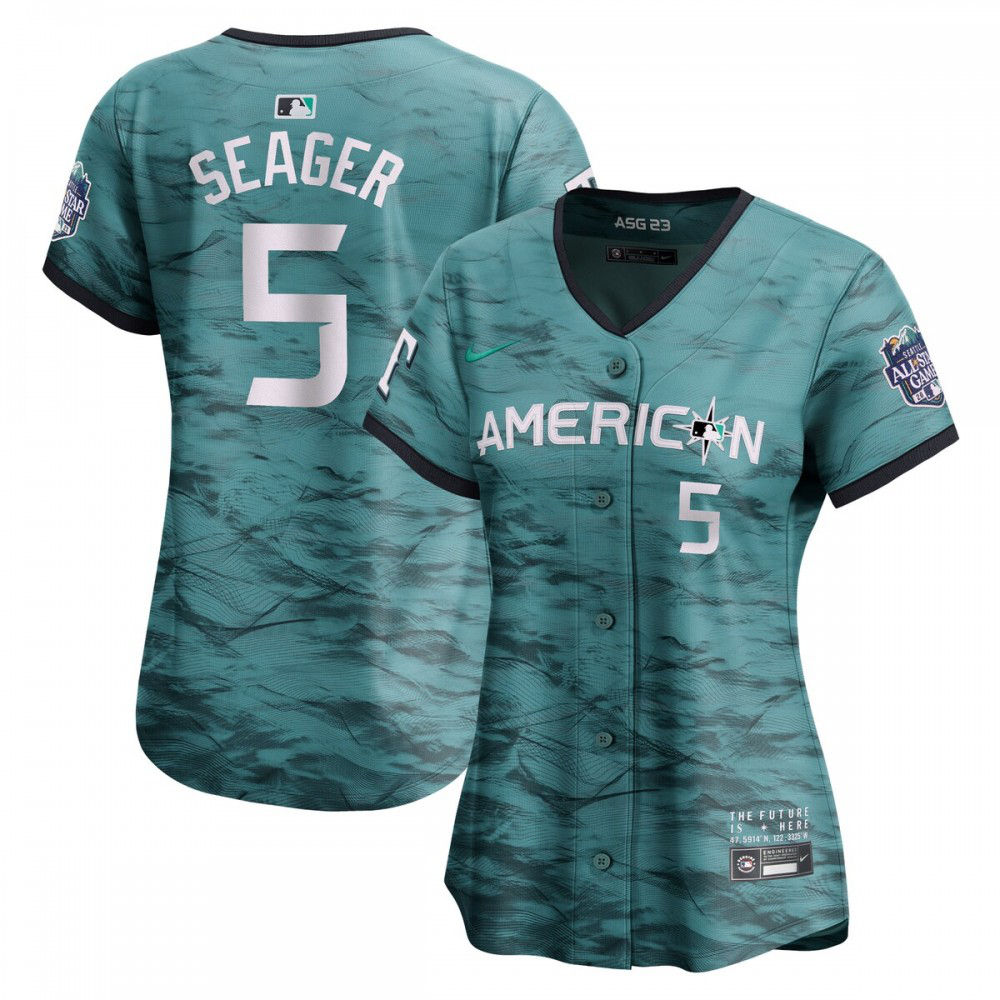 Corey Seager American League Women's 2023 MLB All-Star Game Limited Player Jersey - Teal-Pro Kit Vault | Brand New 26/27 Sports Jerseys